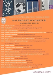 Kalendarz wydarzeń - marzec 2025