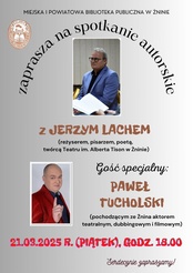 Zapraszamy na spotkanie autorskie z Jerzym Lachem