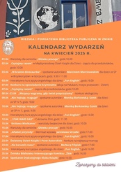 Kalendarz wydarzeń - kwiecień