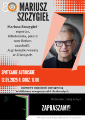 Spotkanie z Mariuszem Szczygłem