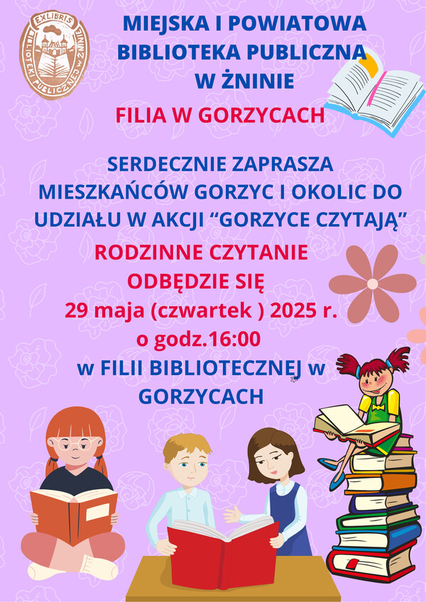 Rodzinne Czytanie w Gorzycach 