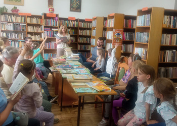 Rodzinne czytanie w Gorzycach