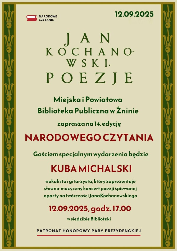 Narodowe Czytanie 2025