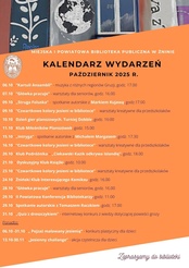 Kalendarz wydarzeń - październik 2025