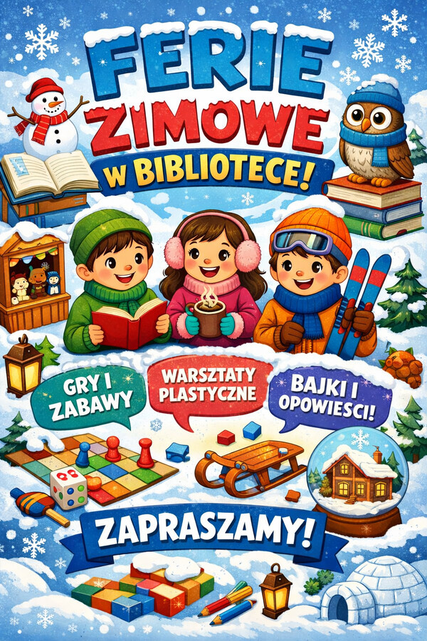 Ferie w Bibliotece - zapraszamy!