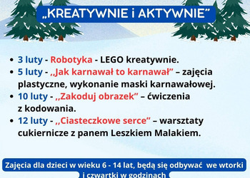 Ferie zimowe w Bibliotece głównej