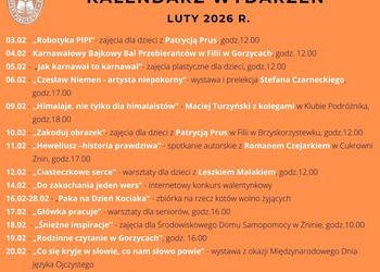 Kalendarz wydarzeń na luty 2026