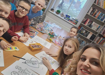 Walentynki - zajęcia plastyczne