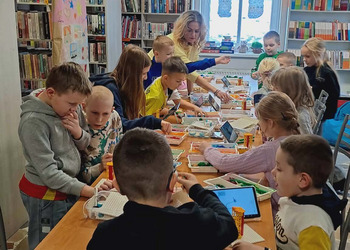 Zajęcia „- Lego Kreatywnie w Filii Bibliotecznej w Brzyskorzystewku