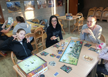 Popołudnie z grami planszowymi oraz sesja RPG