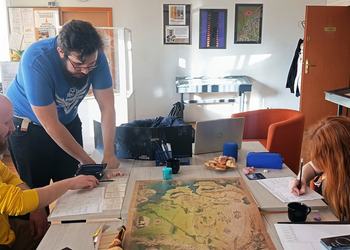 Popołudnie z grami planszowymi oraz sesja RPG