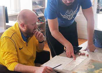 Popołudnie z grami planszowymi oraz sesja RPG